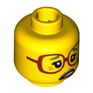 Lego hlava, žlutá (6055847)